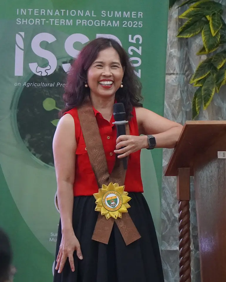 Dr. Khin Mar Cho, CLSU Adjunct Fellow and International Agriculture, Food Systems and Nutrition Specialist