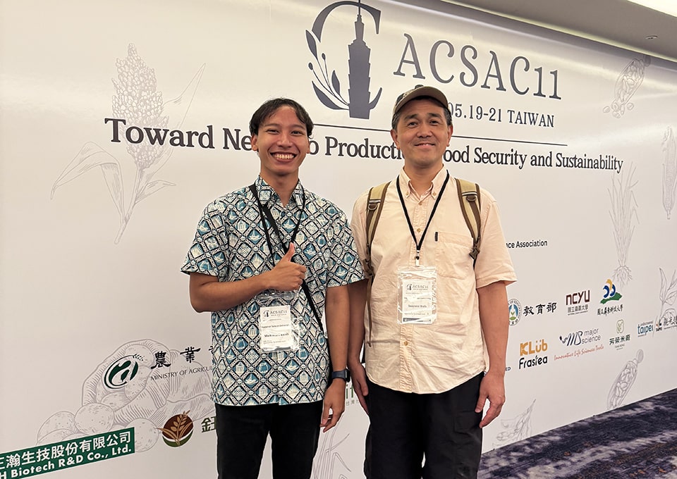 NTU-SEARCA scholar wins 3-minute thesis competition at 11th Asian Crop Science Association Conference